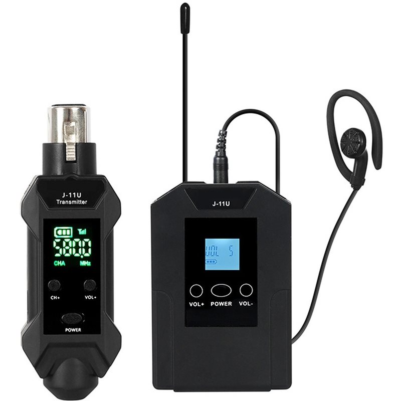 In Ear Monitors For Singers - Bezprzewodowy system monitoringu dousznego J-11U Stereo