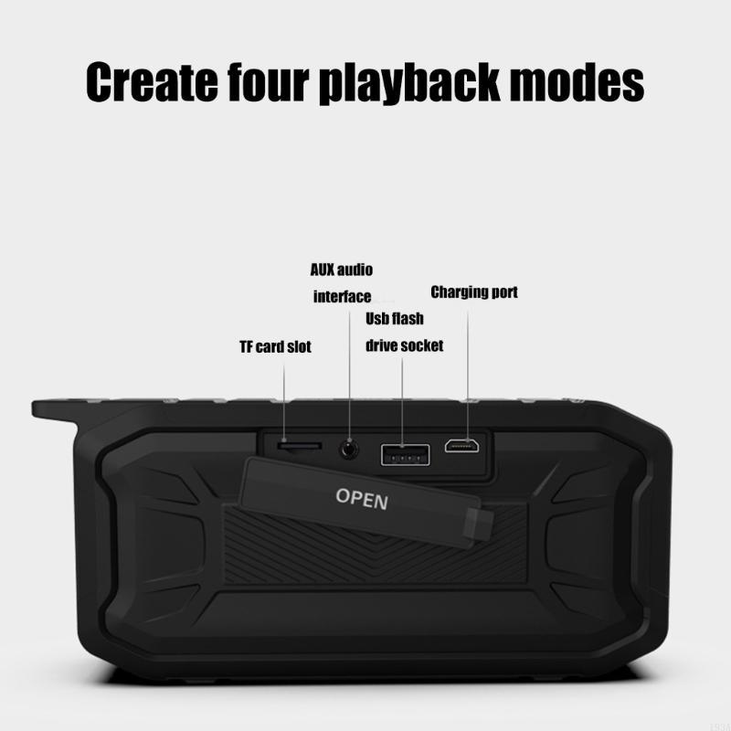 Portable Bluetooth Speaker Waterproof Ipx7 - Bezprzewodowy głośnik kompatybilny z 5.0 IPX7