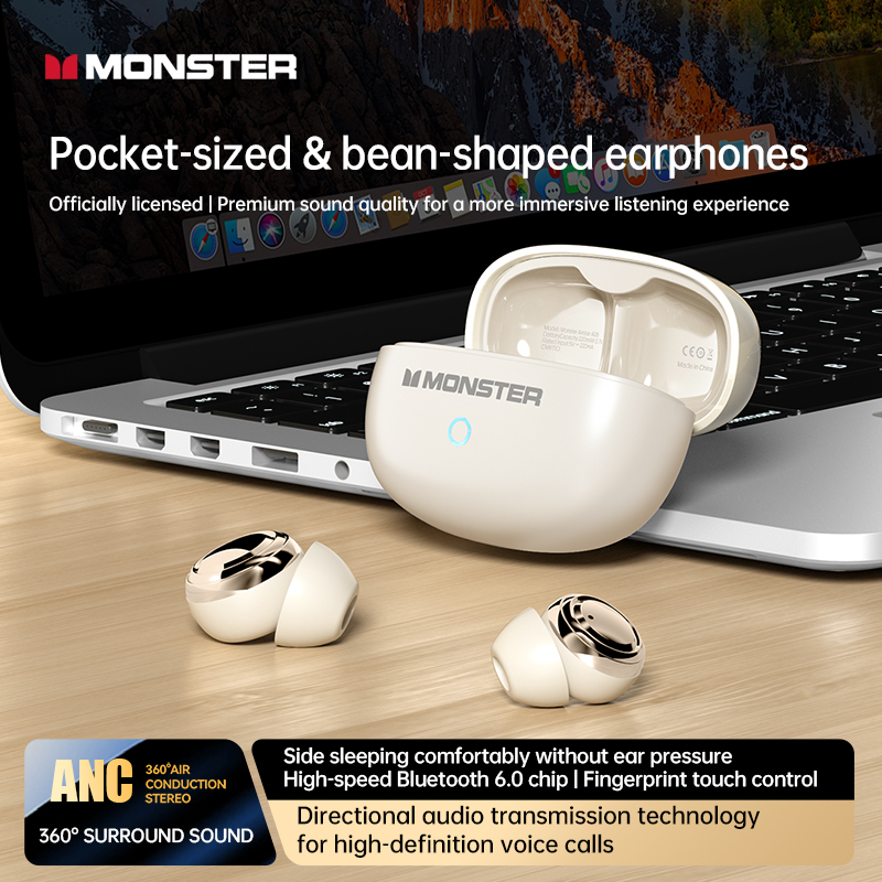 Monster A08 ANC Bluetooth 6.0  – Sleep Mask Headphones Bluetooth recenzja i cena
