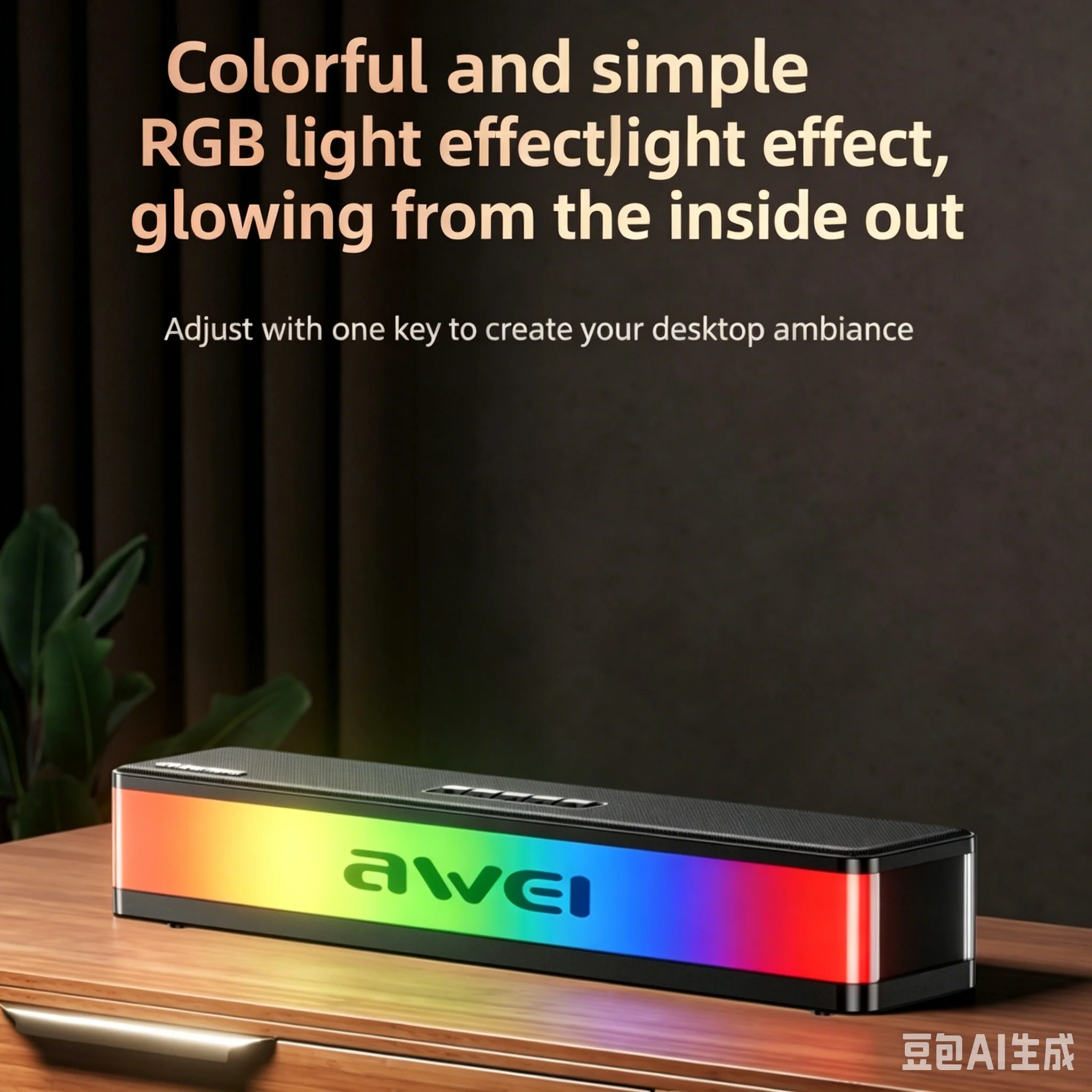Głośniki Bluetooth RGB Soundba – Rgb Computer Soundbar For Pc recenzja i cena