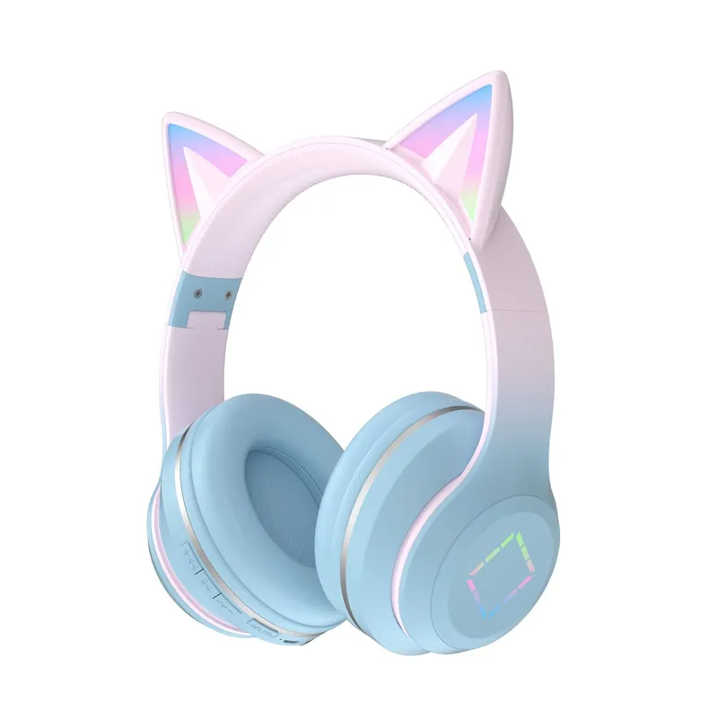 Bezprzewodowe słuchawki Blueto – Cat Ear Bluetooth Headset Led recenzja i cena
