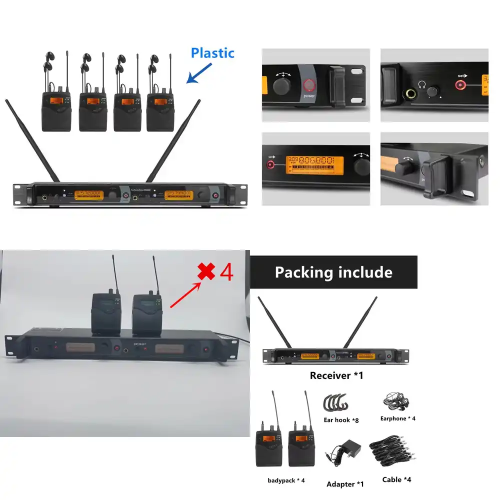 Najlepsze bezprzewodowe monito – In Ear Monitors For Singers recenzja i cena